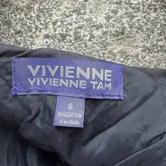 Vivienne Tam Gray Skirt - Picture 5 of 7